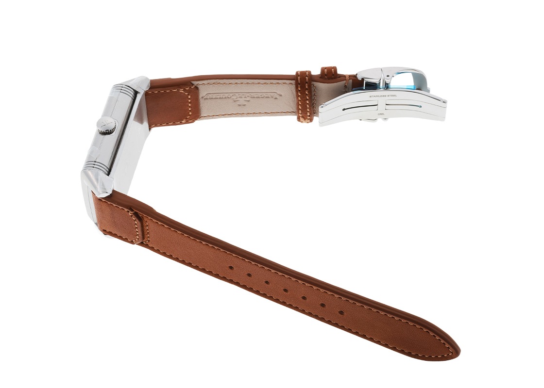 ジャガールクルト - レベルソ クラシック デュオ スモールセコンド | JAEGER LECOULTRE | Q3848423 | SS シルバー/ブラック文字盤 手巻き レザー