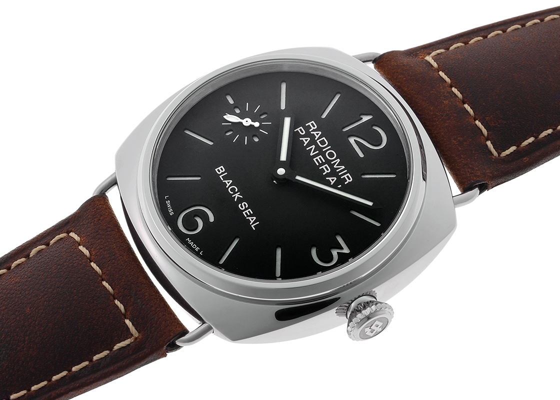 オフィチーネパネライ - ラジオミール ブラックシール | OFFICINE PANERAI | PAM00183 | SS 黒文字盤 手巻き レザー | 中古