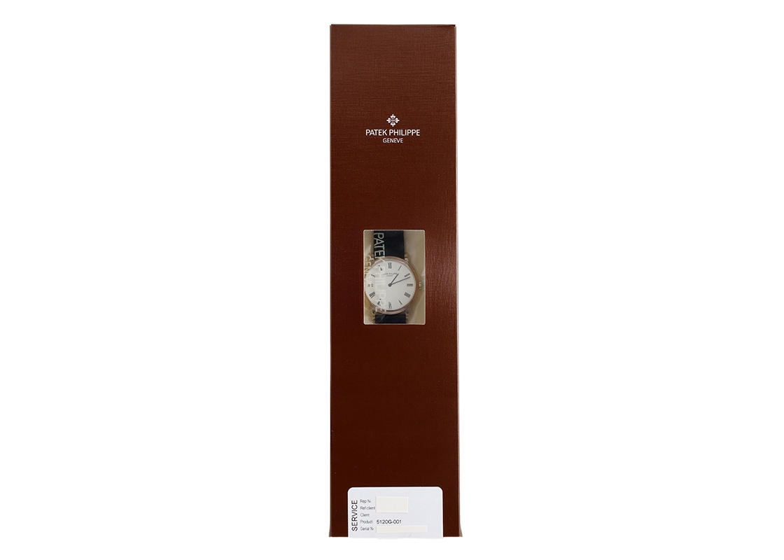 パテックフィリップ - カラトラバ | PATEK PHILIPPE | 5120G‐001 | WG 白文字盤 自動巻き レザー | 中古