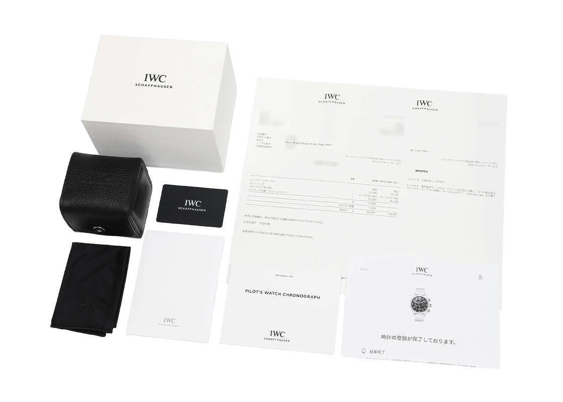 IWC - パイロットウォッチ クロノグラフ トップガン レイク・タホ | INTERNATIONAL WATCH COMPANY | IW389105 | CE 黒文字盤 自動巻き ラバー | 中古