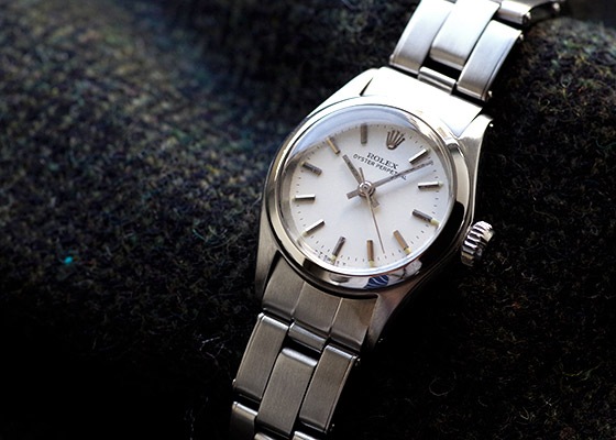 ロレックス - レディース オイスターパーペチュアル 60's | ROLEX | 6618 | SS 白文字盤 自動巻き ブレスレット | 1960年代製 | ヴィンテージ | 中古 |