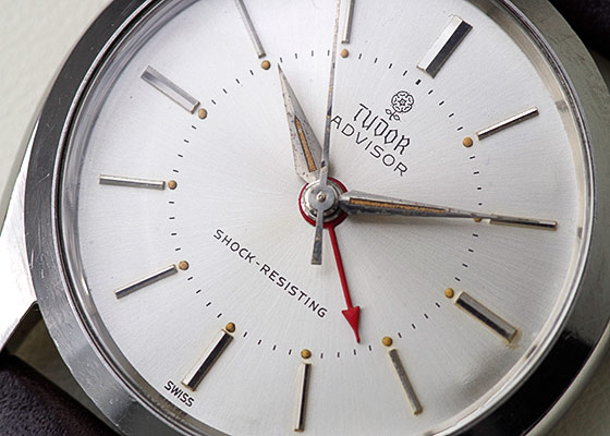 チューダー - アドバイザー アラーム ウォッチ | TUDOR | 7926 | SS シルバー文字盤 手巻き レザー | ヴィンテージ