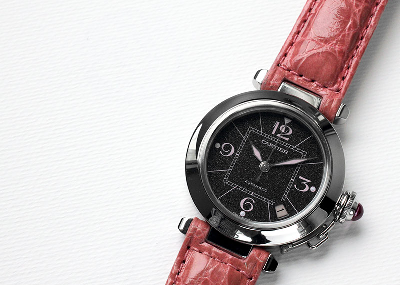 カルティエ - パシャC クリスマス限定 | CARTIER | W3109599 | SS 黒文字盤 自動巻き レザー | 中古 |