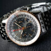 ブライトリング - ナビタイマー1 B01クロノグラフ43 コンセプトショップ限定 | BREITLING | U022F-1NP | SS&RG グレー&黒文字盤 自動巻き ブレスレット | 未使用品 |