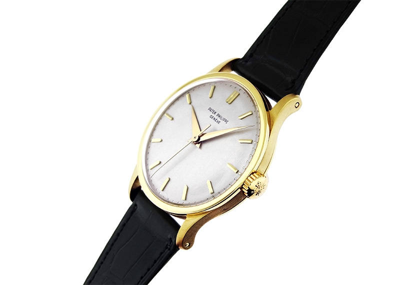 パテックフィリップ - カラトラバ | PATEK PHILIPPE | 570J | 1950年製 YG シャンパン文字盤 手巻き レザー | ヴィンテージ | 中古 |
