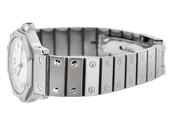 カルティエ - サントス オクタゴン | CARTIER | 29mm SS 白文字盤 自動巻き ブレスレット | 中古 |