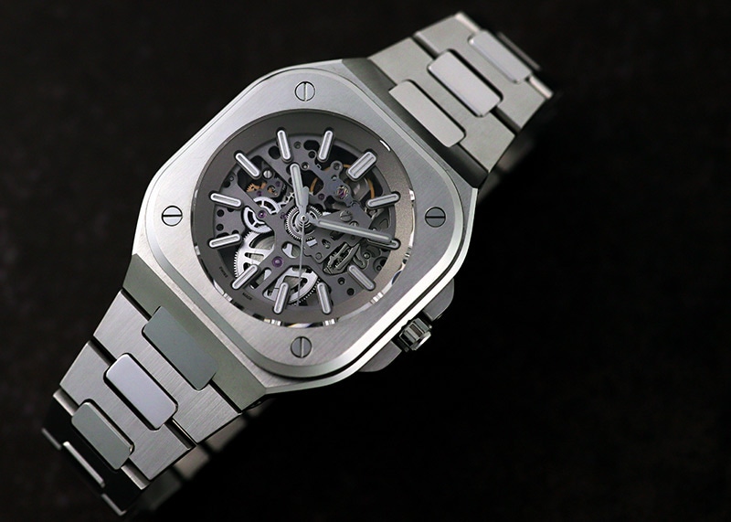 ベル&ロス - BR05 スケルトン | BELL&ROSS | BR05A-GR-SK-ST/SST | SS スケルトン文字盤 自動巻き ブレスレット | 中古 |