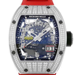 リシャールミル - オートマティック オーバーサイズデイト ダイヤモンド | RICHARD MILLE | RM029 | WG スケルトン文字盤 自動巻き ラバー | 中古 |