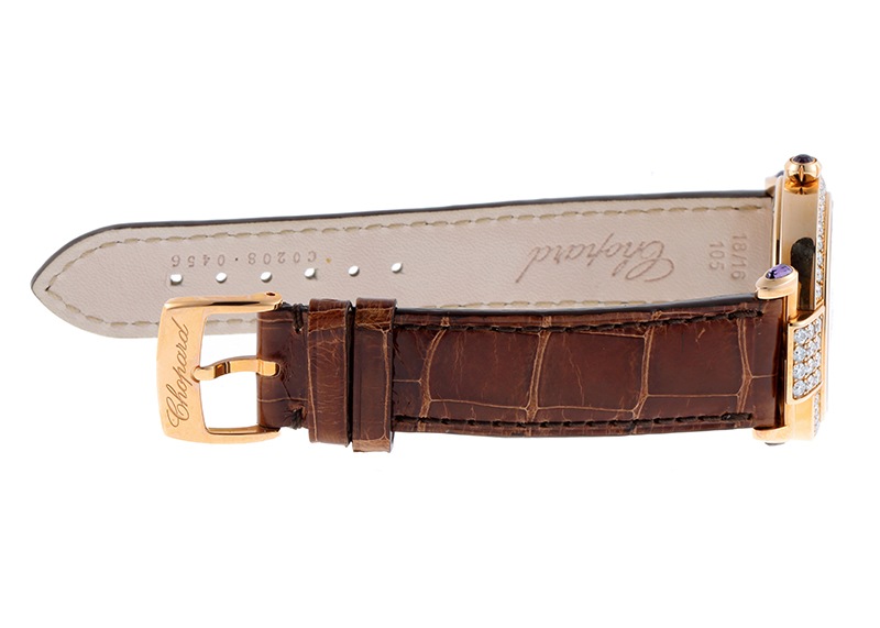 ショパール - インペリアーレ | CHOPARD | 384221-5011 | PG ブラウン文字盤 クォーツ レザー | 委託品 | 未使用品 |