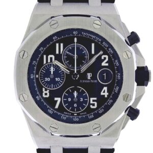 オーデマピゲ - ロイヤルオーク オフショア クロノグラフ | AUDEMARS PIGUET | 26470ST.OO.A028CR.01 | SS 黒文字盤 自動巻き レザー | 中古 |