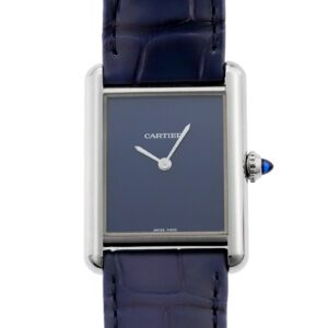 カルティエ - タンク マスト | CARTIER | WSTA0055 | LM SS ブルー文字盤 クォーツ レザー | 未使用品 |
