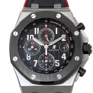 オーデマピゲ - ロイヤルオーク オフショア クロノグラフ | AUDEMARS PIGUET | 26470SO.OO.A002CA.01 SS 黒文字盤 自動巻き ラバー | 中古 |