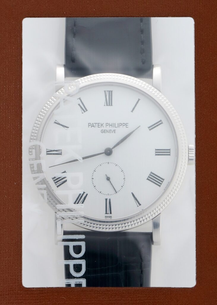 パテックフィリップ - カラトラバ スモセコ | PATEK PHILIPPE | 5119G-001 | Cal.215PS | WG 白文字盤 手巻き レザー | レストア | 中古 |