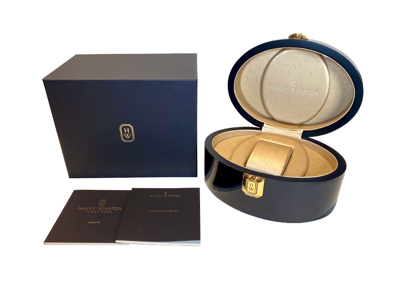 ハリーウィンストン - アヴェニュー エリプティック | HARRY WINSTON | AVEQHM21RR117 | RG シェル/ダイヤ文字盤 クォーツ ブレスレット | 委託品 | 中古