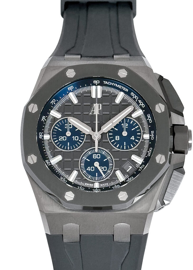 オーデマピゲ - ロイヤルオーク オフショア クロノグラフ | AUDEMARS PIGUET | 26420IO.OO.A009CA.01 | TI グレー文字盤 自動巻き ラバー | 未使用品