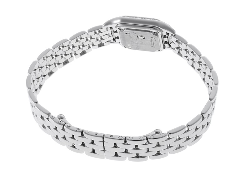 カルティエ - ミニ パンテール ベゼルダイヤ | CARTIER | WF3210F3 | WG シルバー文字盤 クォーツ ブレスレット | 中古