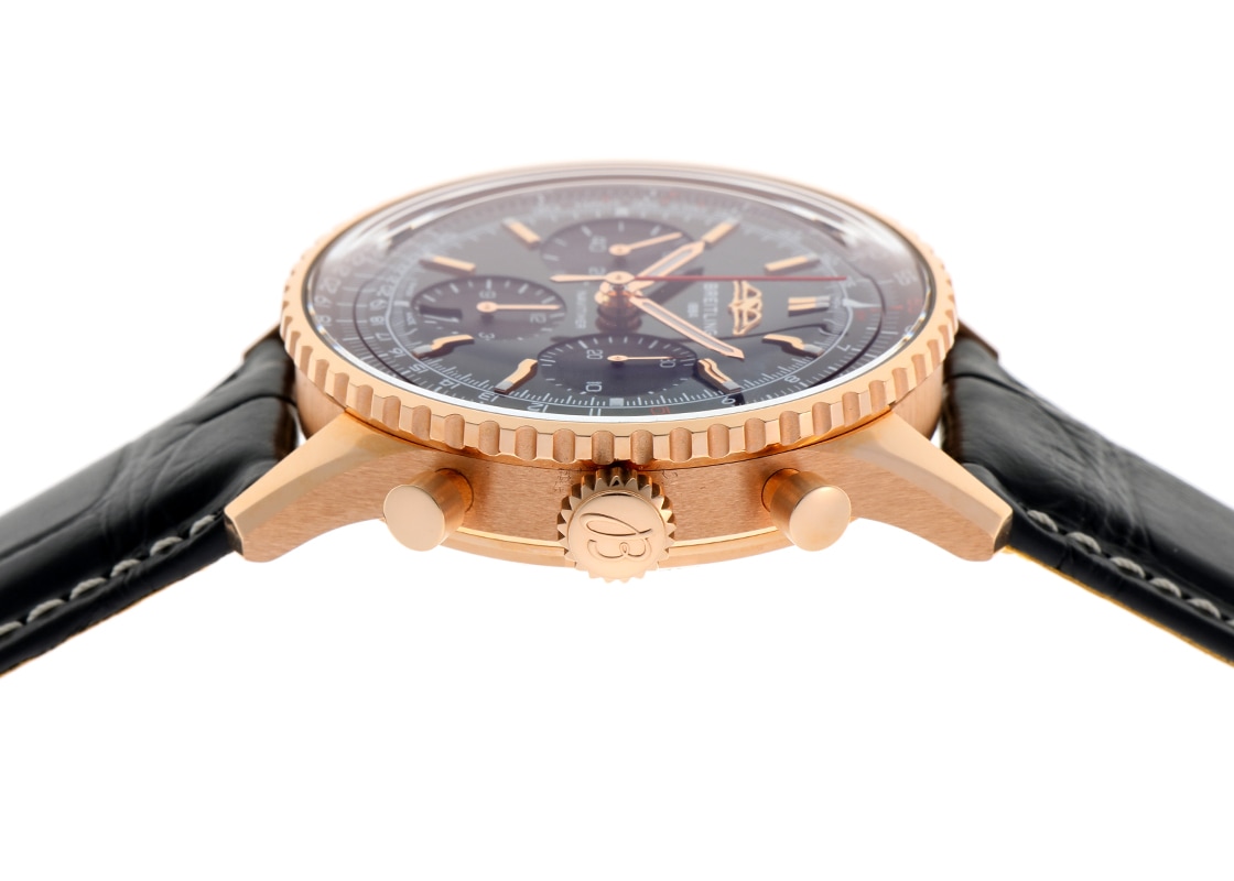 ブライトリング - ナビタイマー B01 クロノグラフ 41 リミテッドモデル 20本限定 | BREITLING | RB01394A1L1P1(RB0139) | RG グリーン文字盤 自動巻き レザー | 中古