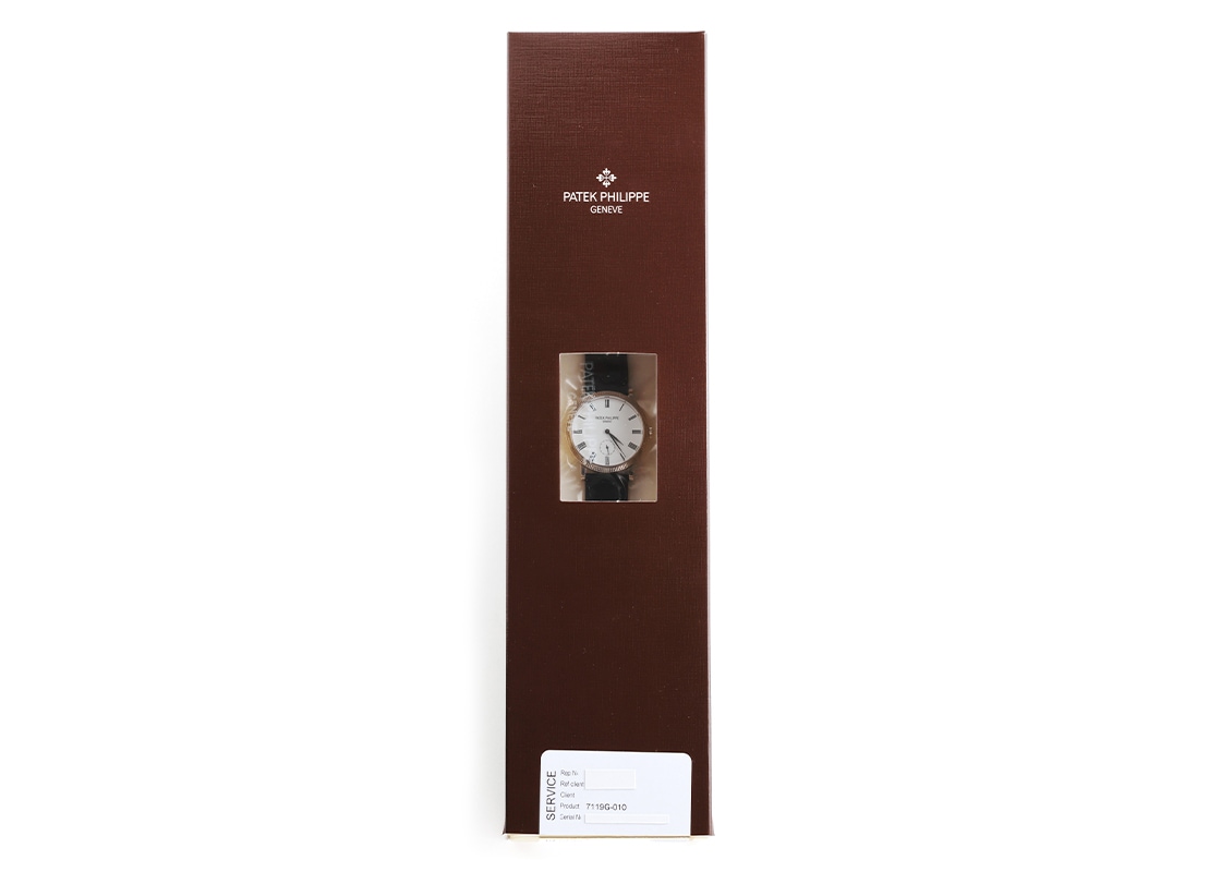 パテックフィリップ - カラトラバ | PATEK PHILIPPE | 7119G-010 | WG 白文字盤 手巻き レザー | レストア