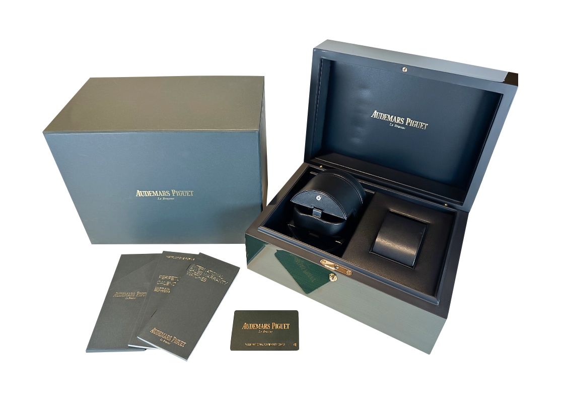 オーデマピゲ - ロイヤルオーク パーペチュアルカレンダー | AUDEMARS PIGUET | 26579CE.OO.1225CE.01 | CE グレー文字盤 自動巻き ブレスレット| 委託品 | 中古