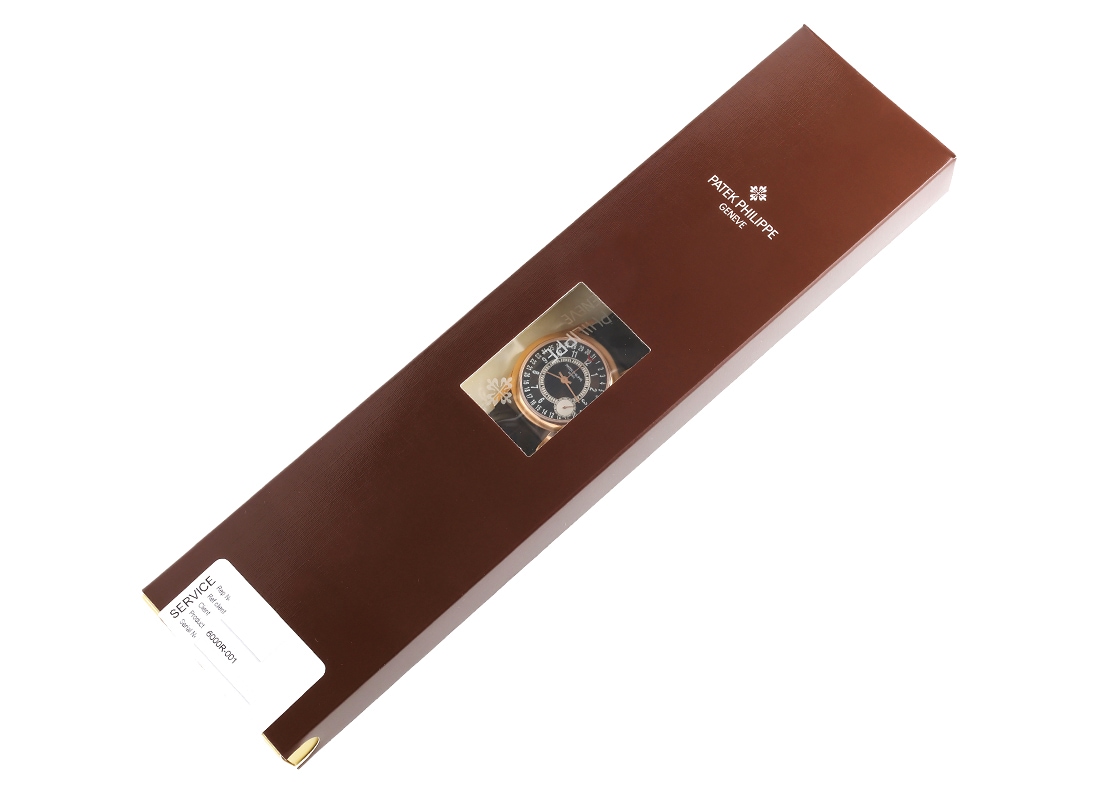 パテックフィリップ - カラトラバ | PATEK PHILIPPE | 6000R-001 | RG ブラウン文字盤 自動巻き レザー | 中古