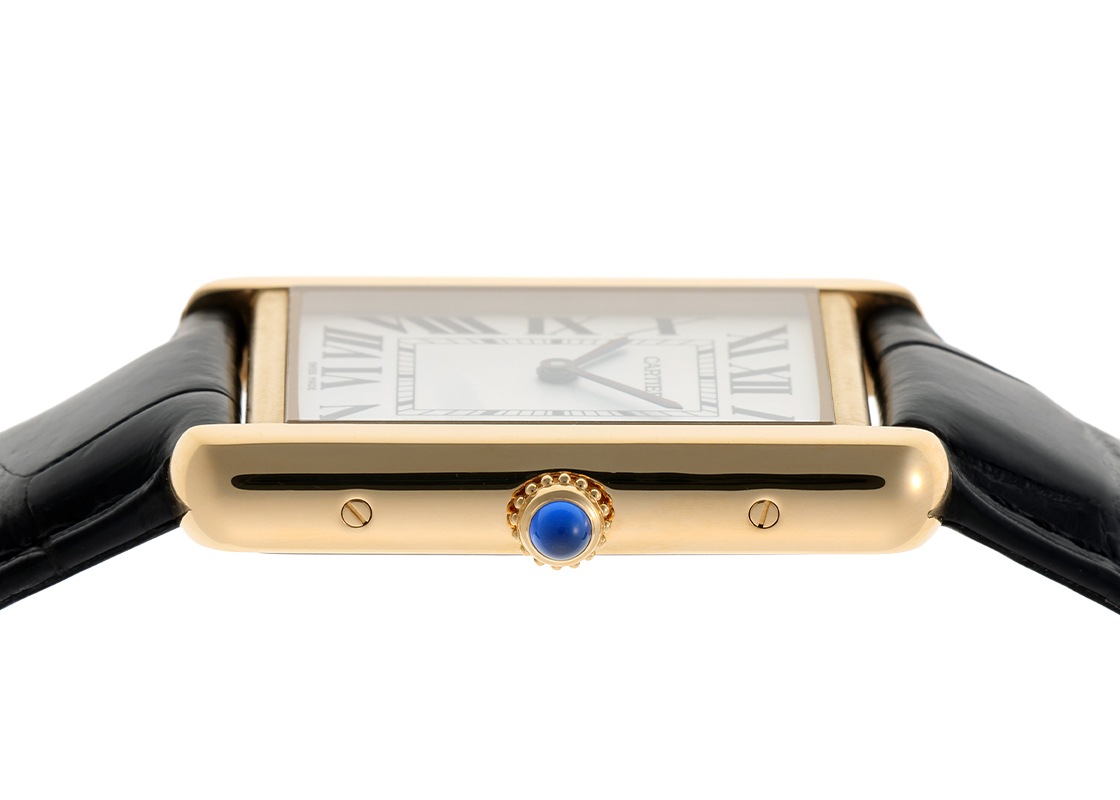 カルティエ - タンクソロ LM | CARTIER | W5200004 | YG&SS シルバー文字盤 クォーツ レザー | 中古