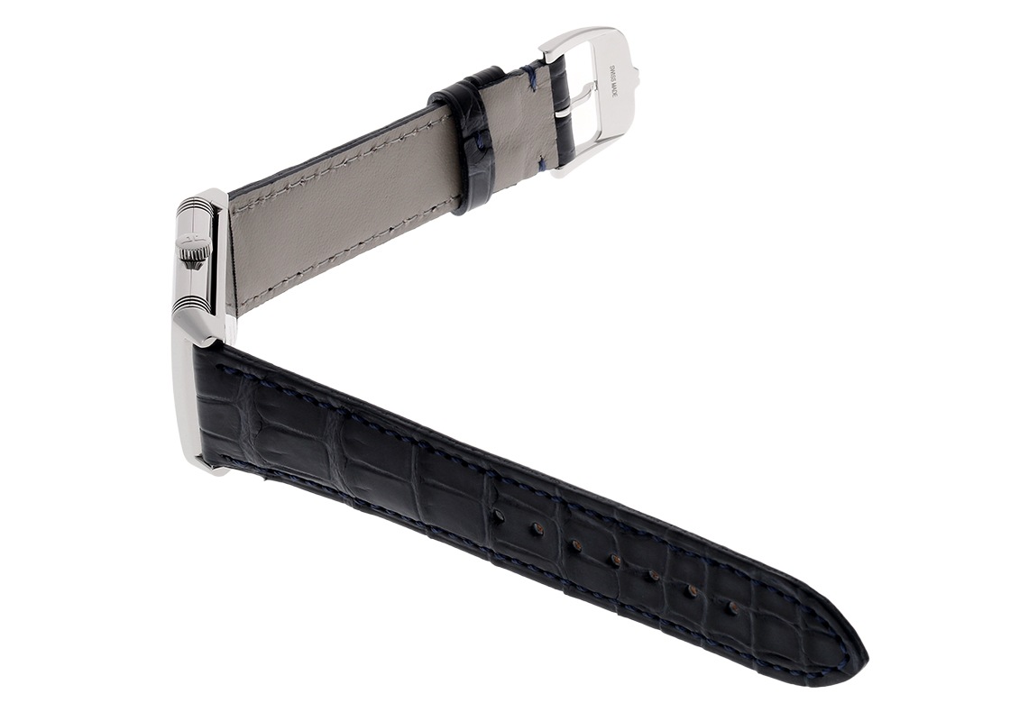 ジャガールクルト - レベルソ クラシック ミディアム モノフェイス | JAEGER-LECOULTRE | Q2518540(222.8.47) | SS シルバー文字盤 クォーツ レザー | 中古