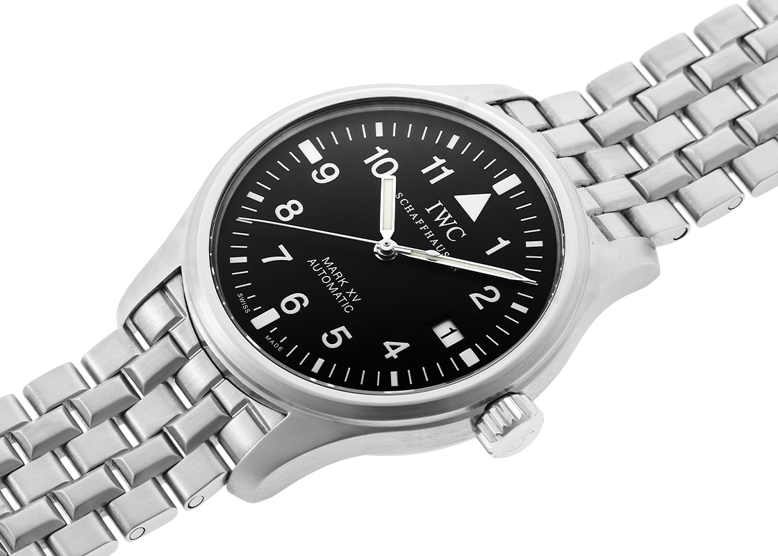 IWC - パイロットウォッチ マークXV(マーク15) | INTERNATIONAL WATCH COMPANY | IW325301 | SS 黒文字盤 自動巻き ブレスレット | 中古