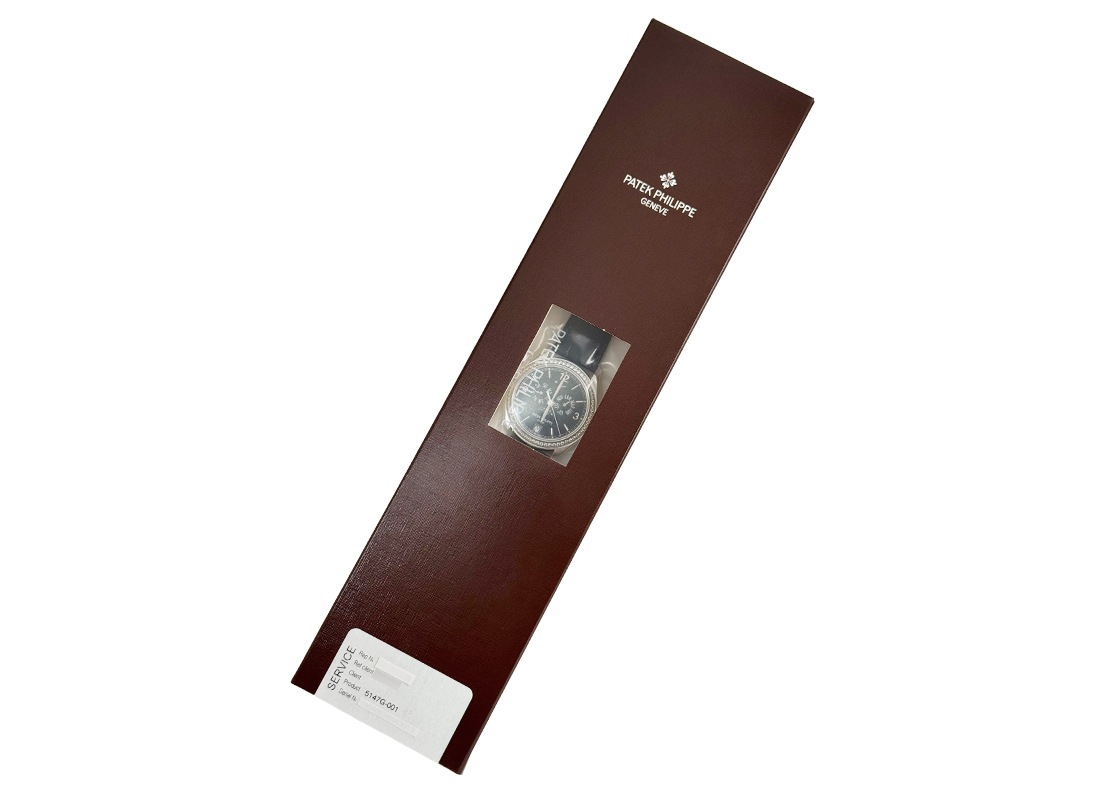 パテックフィリップ - アニュアルカレンダー | PATEK PHILIPPE | 5147G-001 | WG ネイビー文字盤 自動巻き レザー | 中古