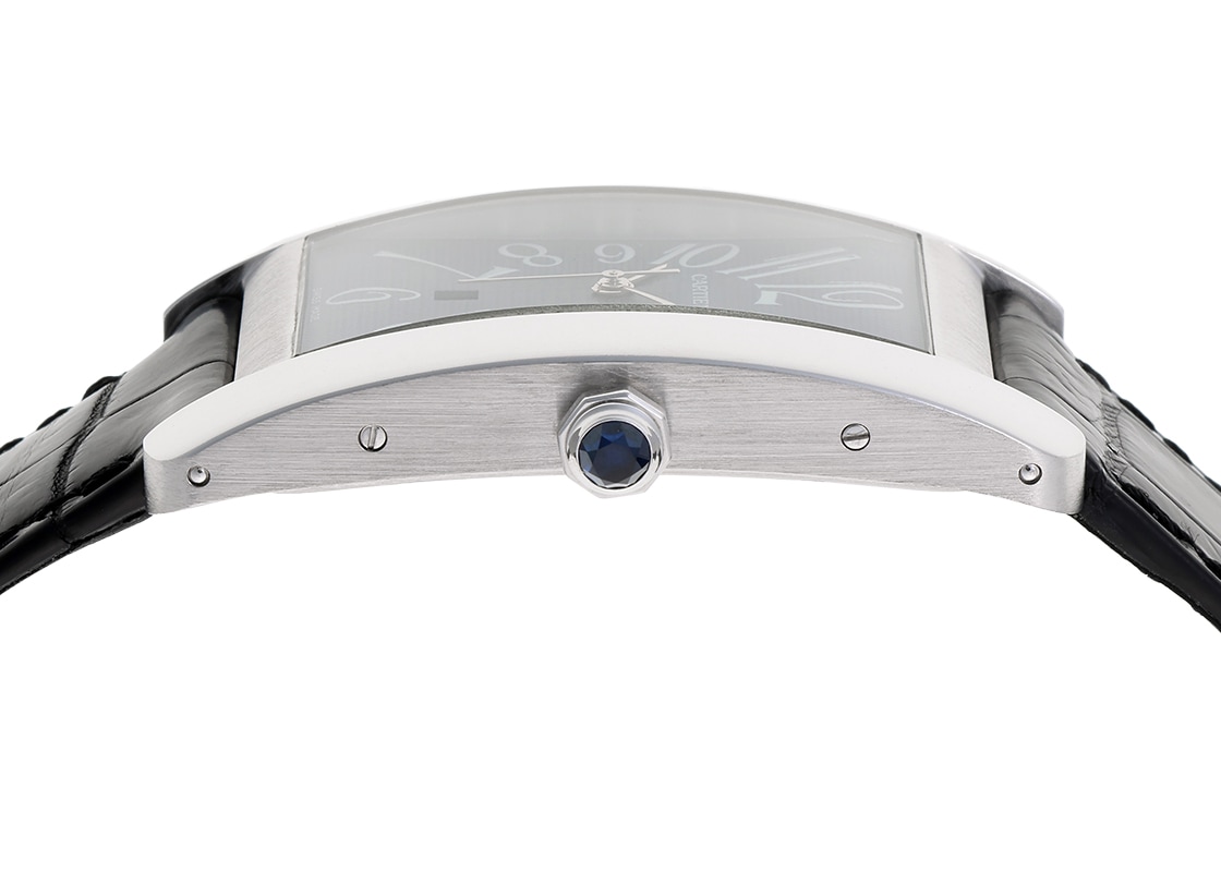 カルティエ - タンクアメリカン LM | CARTIER | W2605229 | WG グレー文字盤 自動巻き レザー | 中古