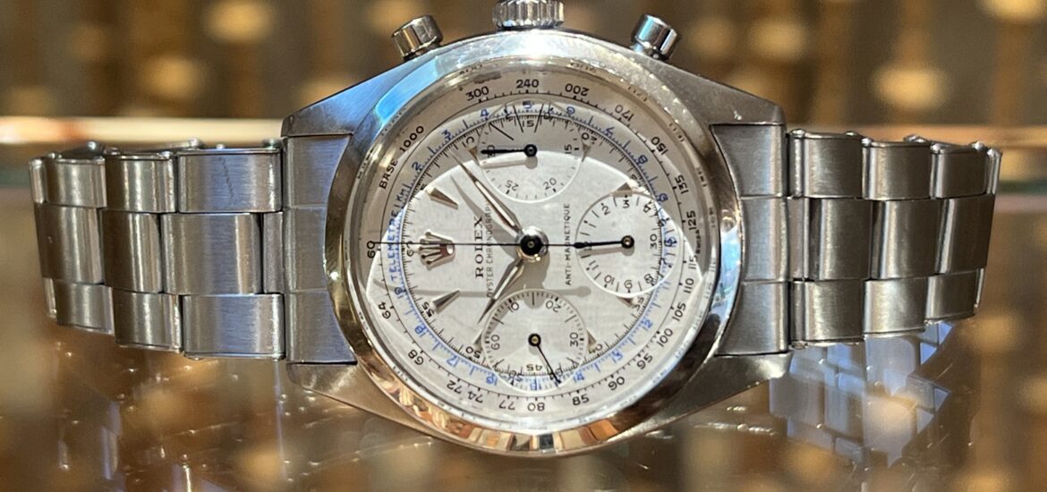 ロレックス - オイスター クロノグラフ【1958年製】 | ROLEX | 6234 | SS シルバー文字盤 手巻き ブレスレット | ヴィンテージ | 中古