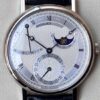 ブレゲ - クラシック パワーリザーブ ムーンフェイズ | BREGUET | 7137BB/11/9V6 | WG シルバー文字盤 自動巻き レザー | 中古