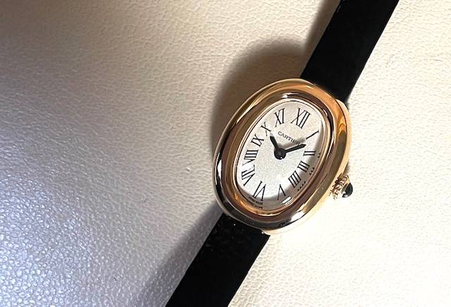 カルティエ - ベニュワール ミニ | CARTIER | WGBA0040 | YG 黒文字盤 クォーツ レザー