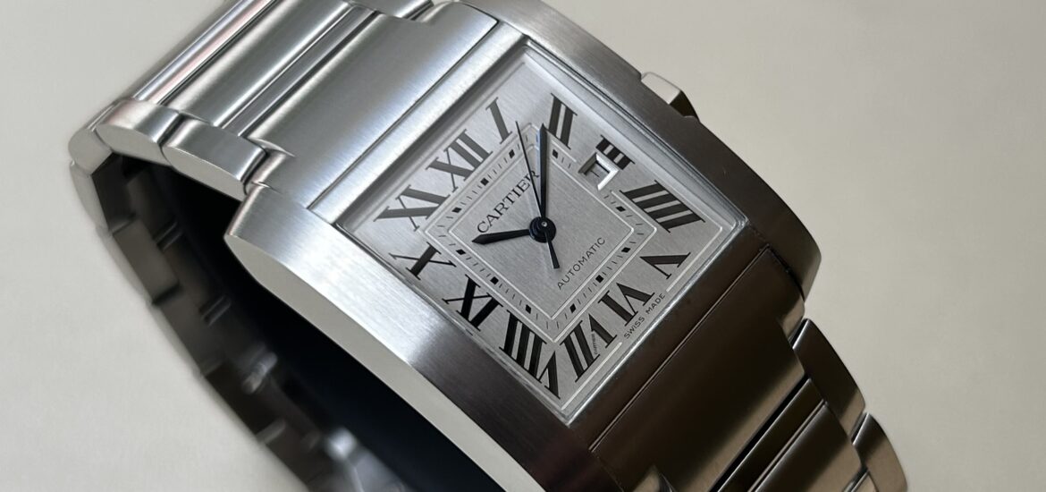 カルティエ - タンクフランセーズ LM | CARTIER | WSTA0067 | SS シルバー文字盤 自動巻き ブレスレット | 中古